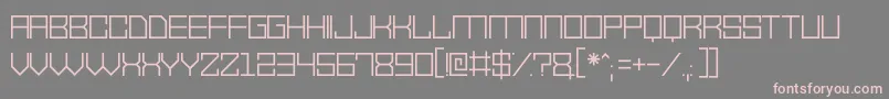 VectorWaves Font – Pink Fonts on Gray Background