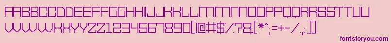 VectorWaves Font – Purple Fonts on Pink Background