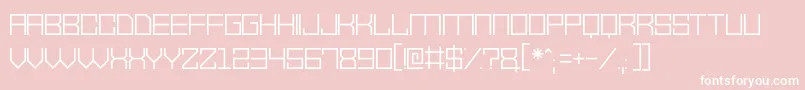 VectorWaves Font – White Fonts on Pink Background