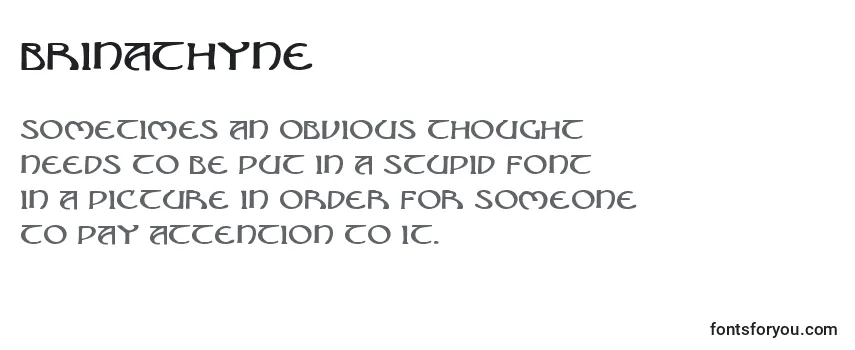 Brinathyne Font