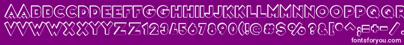 VarietРІScala Font – White Fonts on Purple Background