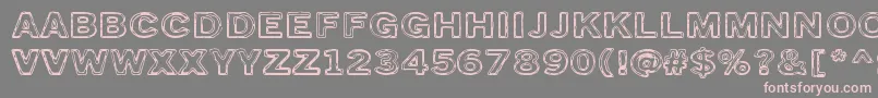 TorstaiPerjantai Font – Pink Fonts on Gray Background