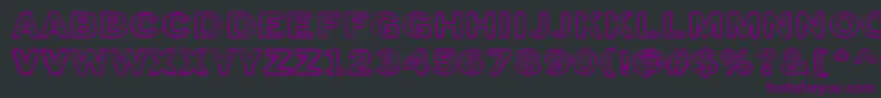 TorstaiPerjantai Font – Purple Fonts on Black Background