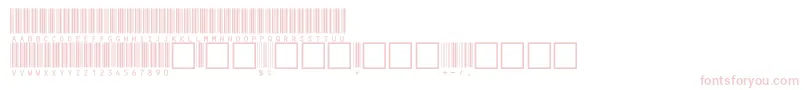 V100012 Font – Pink Fonts on White Background