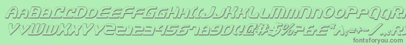Saiba mais sobre a fonte Jannv2si Fonte Jannv2si – fontes cinzas em um fundo verde