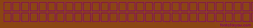 Шрифт FinnicRegular – фиолетовые шрифты на коричневом фоне