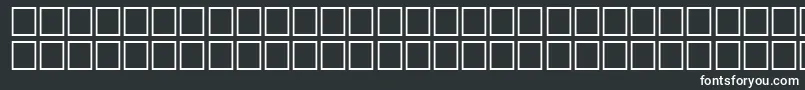 FinnicRegular-Schriftart – Weiße Schriften auf schwarzem Hintergrund