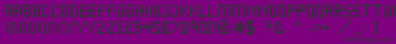 TheMorgue Font – Black Fonts on Purple Background