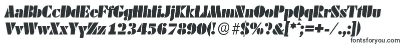 Шрифт DekoblackserialItalic – плакатные шрифты