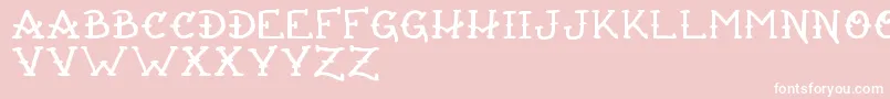 RatsGetFat Font – White Fonts on Pink Background