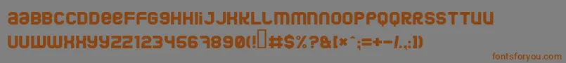 fuente Jumbo – Fuentes Marrones Sobre Fondo Gris