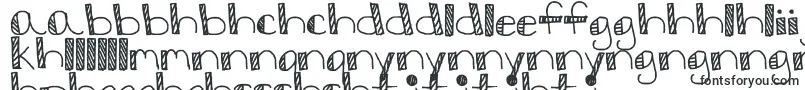 Шрифт StripesAndBubbles – сесото шрифты