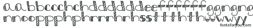 StripesAndBubbles-Schriftart – walisische Schriften
