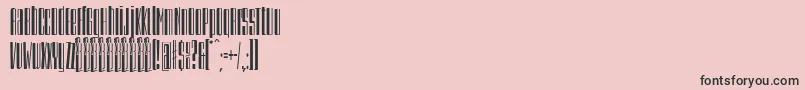 Fonte ASograRuthFfp – fontes pretas em um fundo rosa