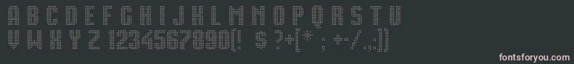 Шрифт MovieStar – розовые шрифты на чёрном фоне