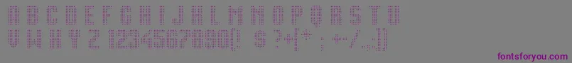 MovieStar Font – Purple Fonts on Gray Background