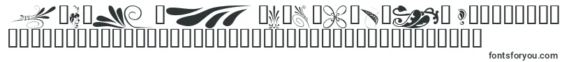 Шрифт KrSimpleFleur6 – шрифты для Adobe Illustrator
