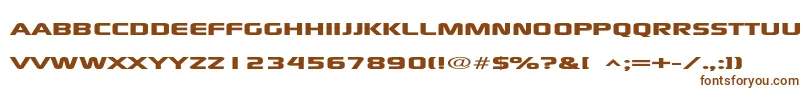 Xscale Font – Brown Fonts on White Background