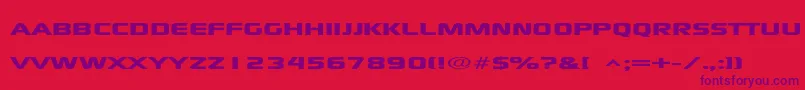 Шрифт Xscale – фиолетовые шрифты на красном фоне