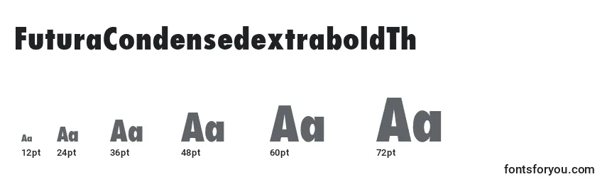 FuturaCondensedextraboldTh Font Sizes