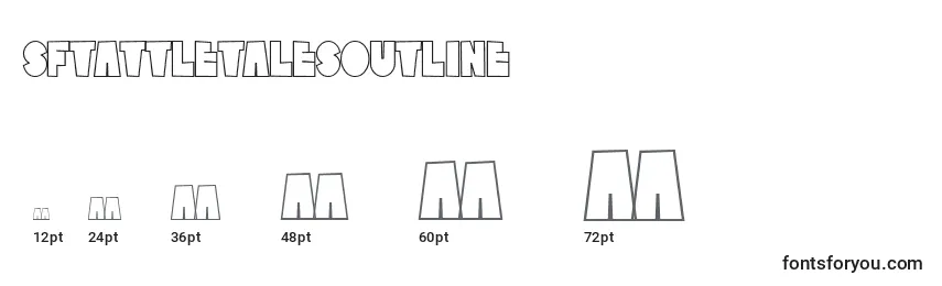 Размеры шрифта SfTattleTalesOutline