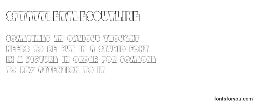 Шрифт SfTattleTalesOutline
