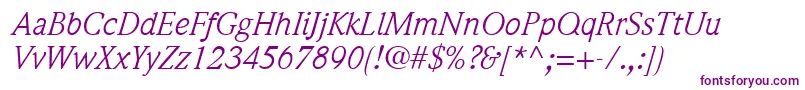 ItcWeidemannLtBookItalic Font – Purple Fonts