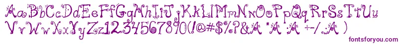 More about Freak Font Freak Font – Purple Fonts on White Background