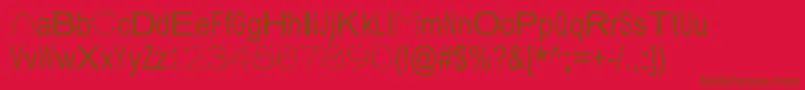 En savoir plus sur la police JuliasoftSpecialFontW2 Police JuliasoftSpecialFontW2 – polices brunes sur fond rouge