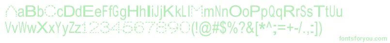Police JuliasoftSpecialFontW2 – polices vertes