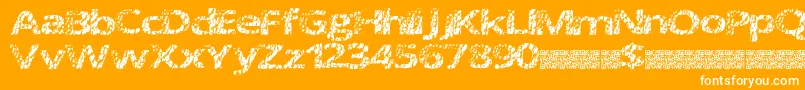 Doctormeow Font – White Fonts on Orange Background