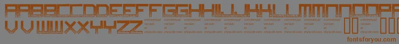 Digitaldisorder Font – Brown Fonts on Gray Background