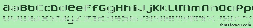 V5ProphitCell Font – Black Fonts on Green Background