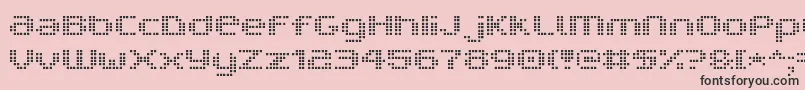 V5ProphitCell Font – Black Fonts on Pink Background