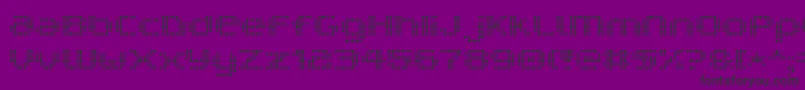 V5ProphitCell Font – Black Fonts on Purple Background