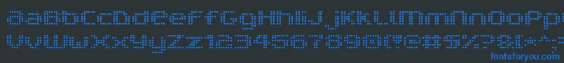V5ProphitCell Font – Blue Fonts on Black Background