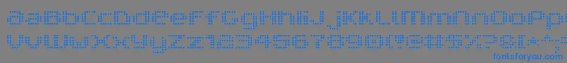 V5ProphitCell Font – Blue Fonts on Gray Background