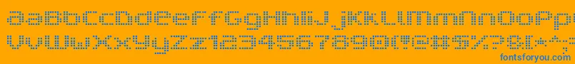 V5ProphitCell Font – Blue Fonts on Orange Background