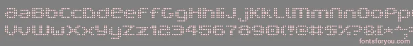 V5ProphitCell Font – Pink Fonts on Gray Background