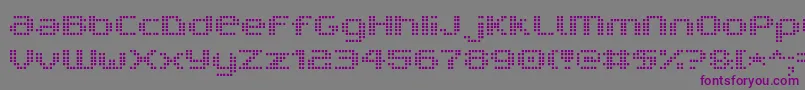 V5ProphitCell Font – Purple Fonts on Gray Background