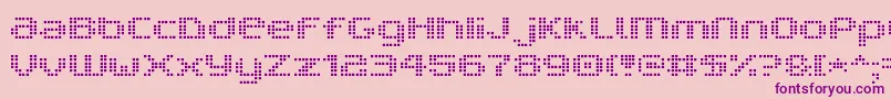V5ProphitCell Font – Purple Fonts on Pink Background