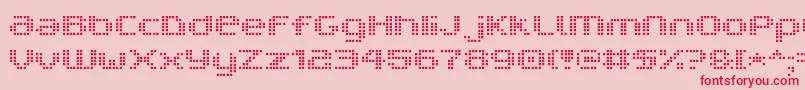 V5ProphitCell Font – Red Fonts on Pink Background