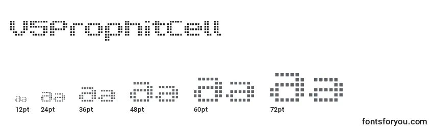 V5ProphitCell Font Sizes