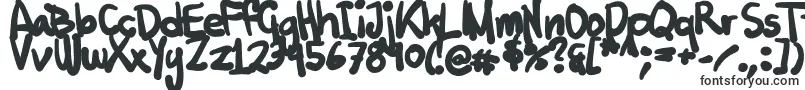 Шрифт Tuschtouch2 – прикольные шрифты