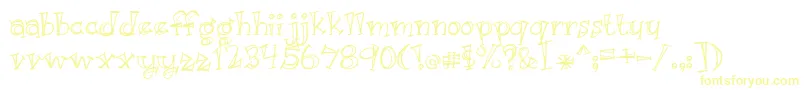 BmdJustKidding Font – Yellow Fonts