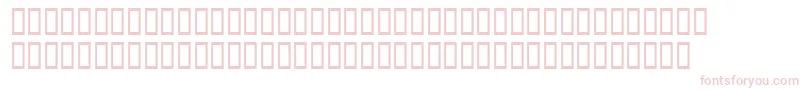 NonzeroNormal Font – Pink Fonts on White Background