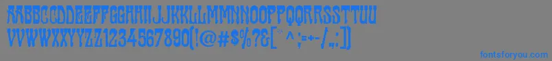 Więcej informacji o czcionce Cabaret ffy Czcionka Cabaret ffy – niebieskie czcionki na szarym tle