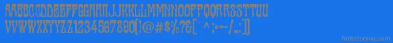 Подробнее о шрифте Cabaret ffy Шрифт Cabaret ffy – серые шрифты на синем фоне