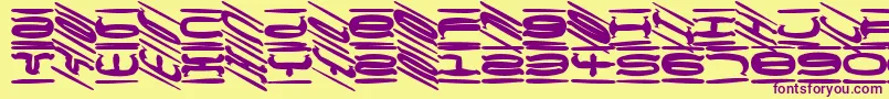 More about MischstabSugarSweet Font MischstabSugarSweet Font – Purple Fonts on Yellow Background