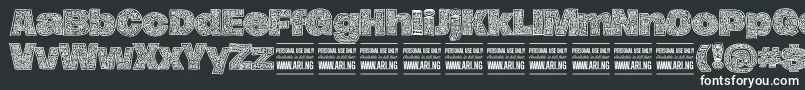 HierografPersonal Font – White Fonts